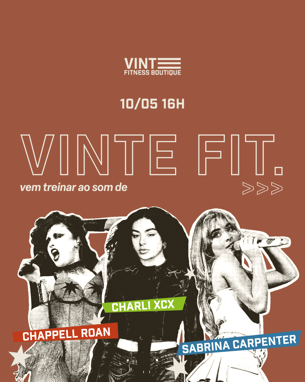 VINTE FIT. CHAPPELL ROAN, CHARLI XCX E SABRINA CARPENTER – 10/05,&nbsp;16H