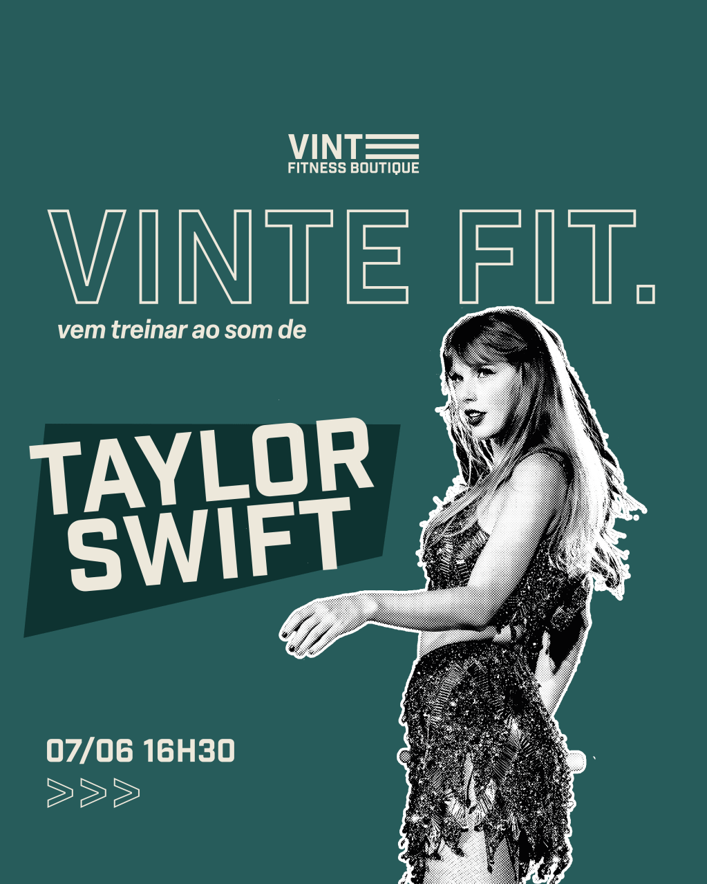 VINTE FIT. TAYLOR SWIFT – 07/06,&nbsp;16H30