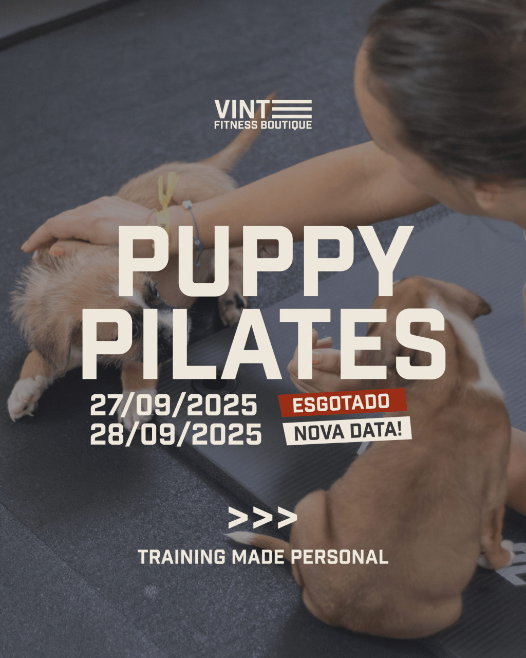 VINTE PUPPY PILATES – 27 e&nbsp;28/09